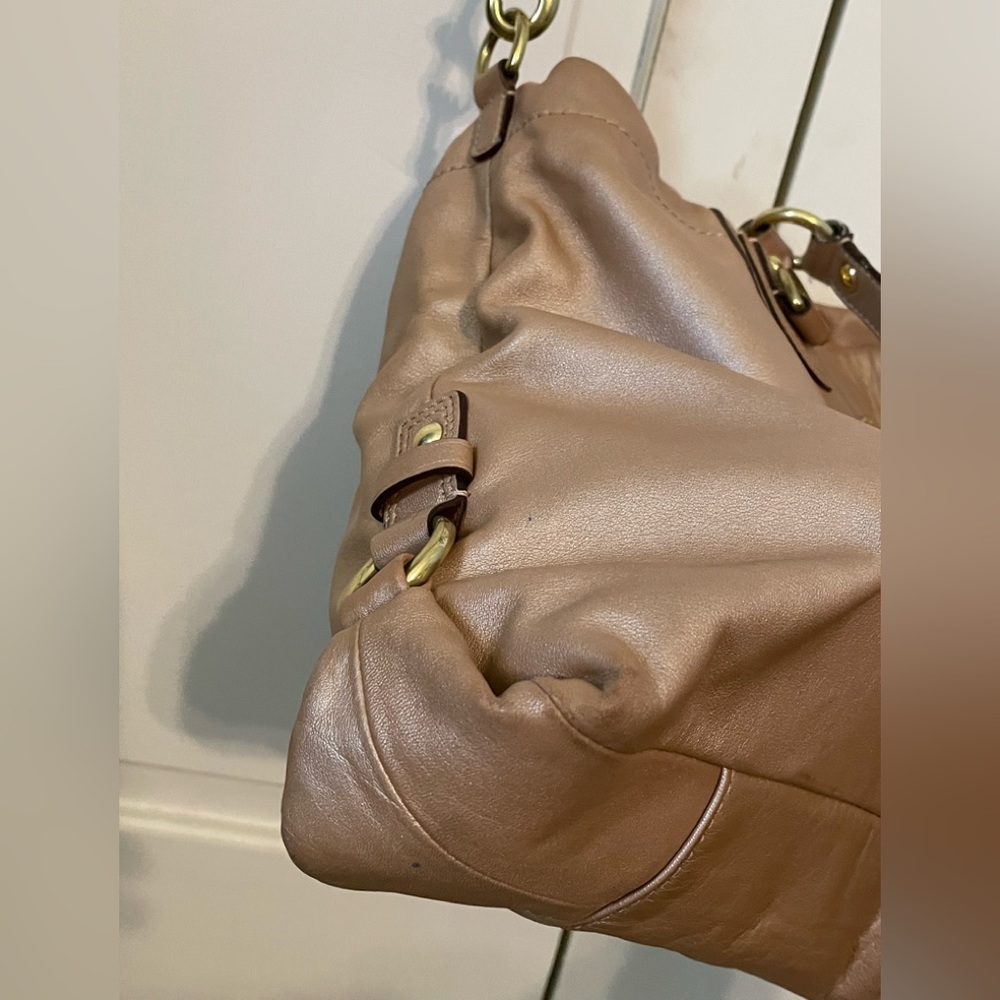 Coach Tan Leather Lexy Shoulder/Satchel Bag with Dust Bag - Picture 9 of 16
